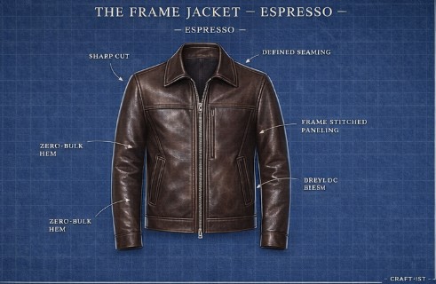 The Frame Jacket — Espresso